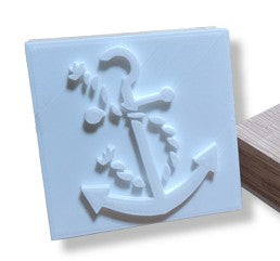 Anchor and rope nautical soap stamp handmade soap bar Lil Swatara