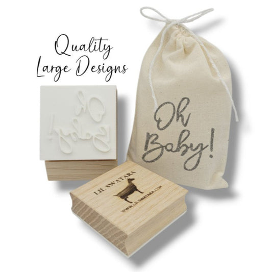 Baby soap stamp oh baby shower newborn handmade soap bar Lil Swatara