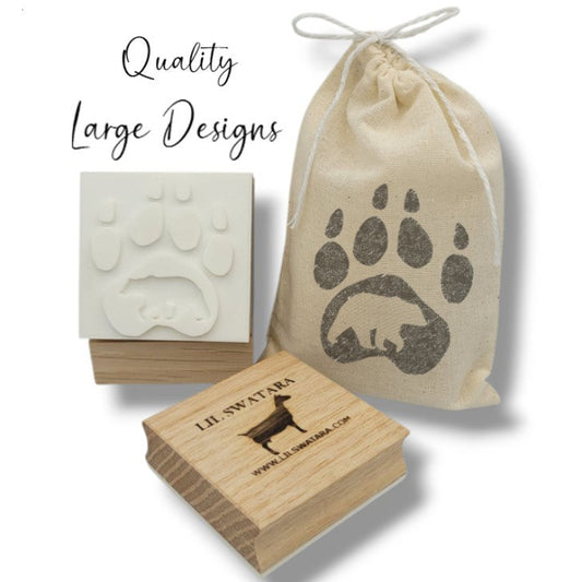 bear in paw soap stamp animal wildlife lil swatara