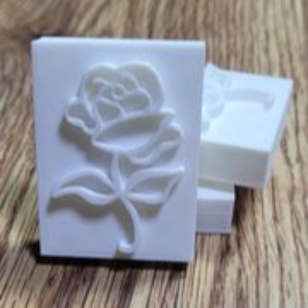 Beautiful Rose Soap Stamp - Lil Swatara's Rustic Designs - Lil Swatara SOAP LLC