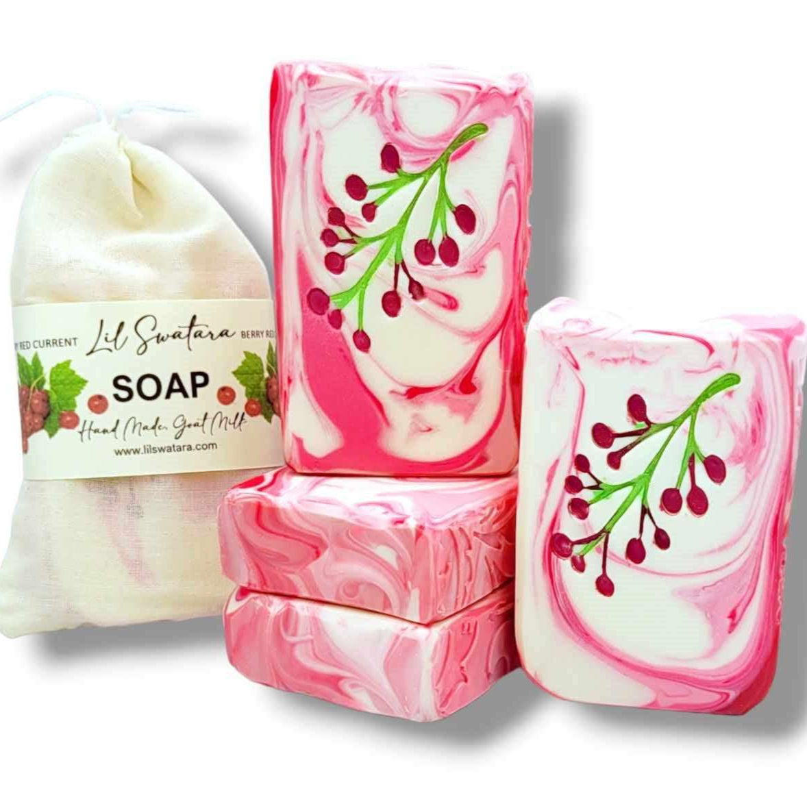 Berries currants fruit berry soap stamp handmade soap bar Lil Swatara