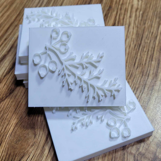 Berry Cypress Tree soap stamp handmade soap bar Lil Swatara