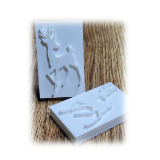 Buck Antlers Deer soap stamp handmade soap bar Lil Swatara