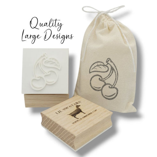 Farm Fresh Berries soap stamp handmade soap bar Lil Swatara