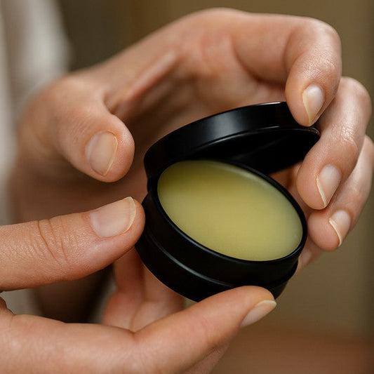 Cuticle Cream and trimmer set. calendula infused olive oil, beeswax and all natural oils, plus rosemary & peppermint.