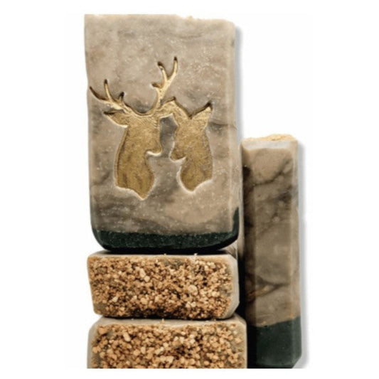 Deer Buck Doe animal Heads soap stamp handmade soap bar Lil Swatara