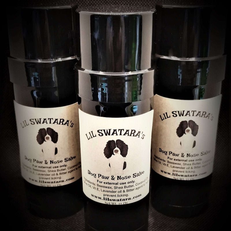 Dog Paw Balm - Nose & Paw Salve with Bitter Agent - Lil Swatara SOAP LLC