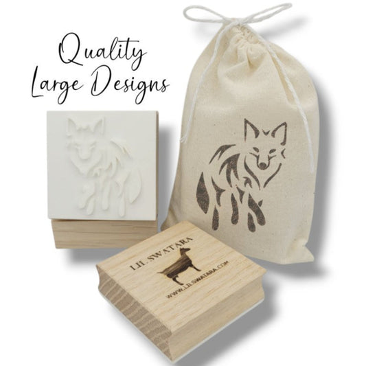 Fox animal forest wildlife soap stamp lil swatara