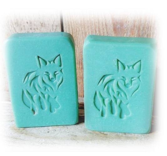 Fox animal forest wildlife soap stamp lil swatara