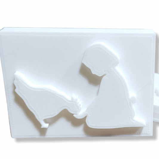 Girl Chicken soap stamp handmade soap bar Lil Swatara