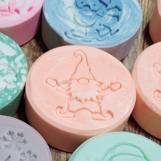 Gnome Elf Christmas Holiday Soap Stamp - Whimsical Magic for Your Handmade Soaps