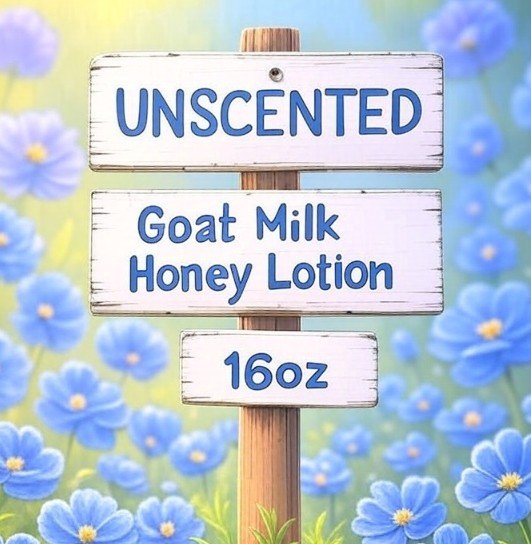 Goat Milk Honey Hand Body Lotion 8oz - Luxuriously Soft - Lil Swatara SOAP LLC