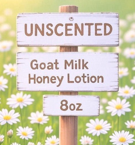 Goat Milk Honey Hand Body Lotion 8oz - Luxuriously Soft - Lil Swatara SOAP LLC