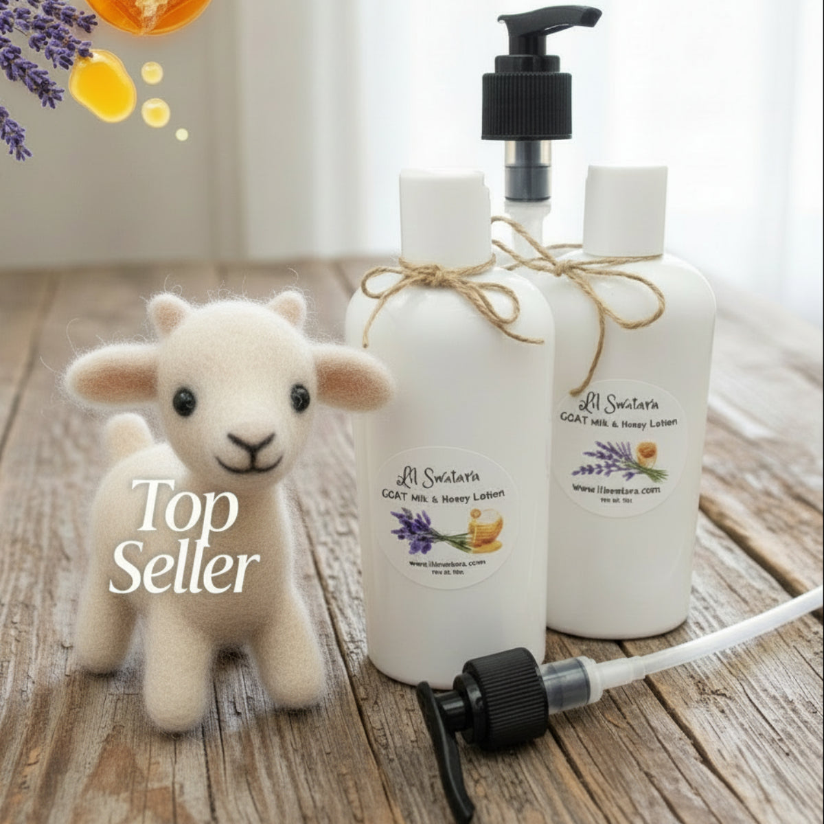 Goat Milk Honey Hand Body Lotion 8oz & 16oz - Lil Swatara – Lil