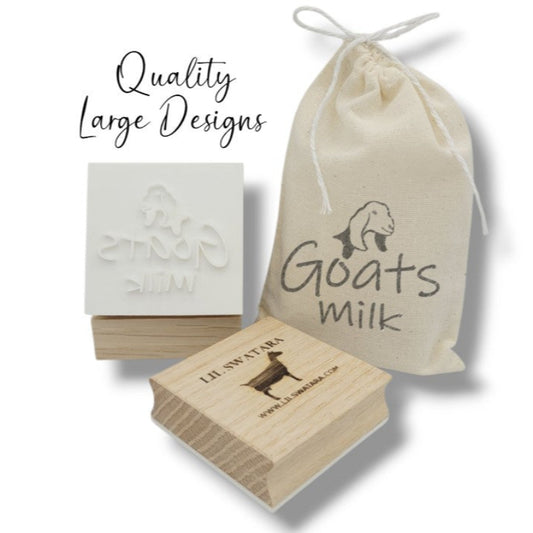 Nubian Goat Milk Soap Stamp farm animal lil swatara