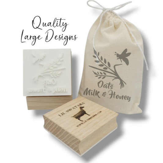 Honey bee soap stamp handmade milk soap bar Lil Swatara