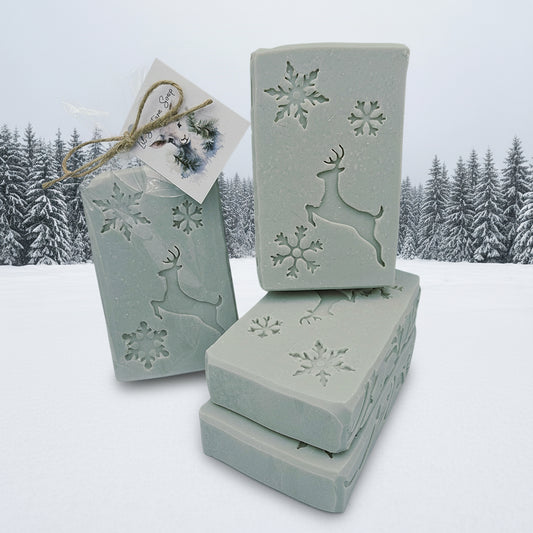 Goat milk soap Stocking stuffers lil swatara soap deer stag jumping