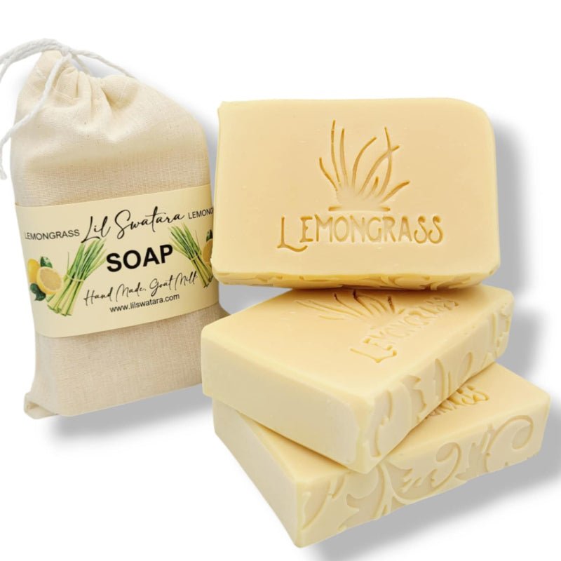Lemongrass 6oz Goat Milk Tallow Soap Bar - Lil Swatara SOAP LLC