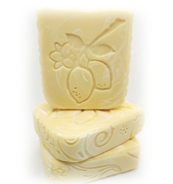 lemon fruit soap stamp kitchen lil swatara soap