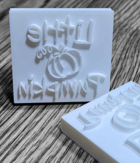 Little Pumpkin Fall Baby Shower Soap Stamp - Lil Swatara's Rustic Designs - Lil Swatara SOAP LLC