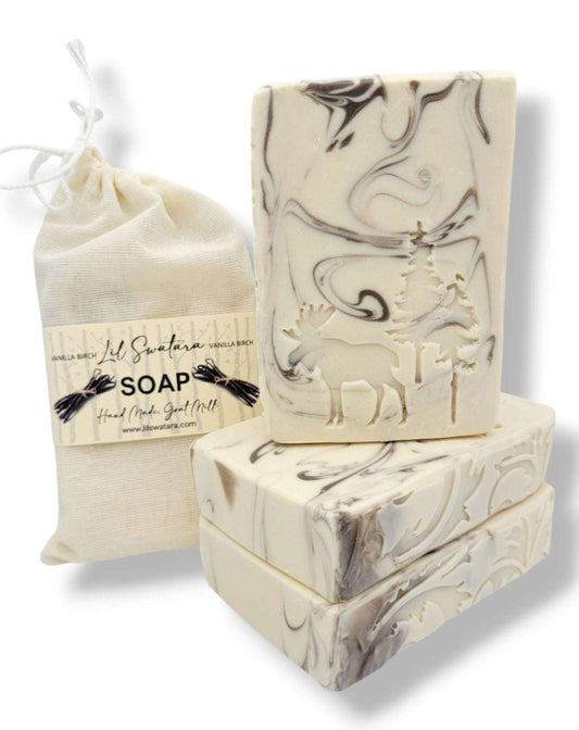 Moose & Trees Soap Stamp - Lil Moose & Trees soap stamp handmade soap bar Lil Swatara