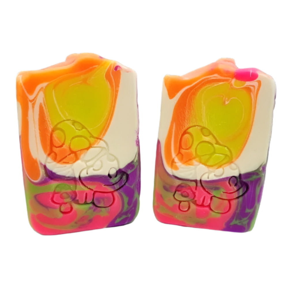 Nature Mushrooms soap stamp handmade soap bar Lil Swatara