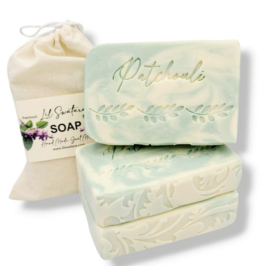 Patchouli Soap Stamp – great for natural herbal floral soap - Lil Swatara