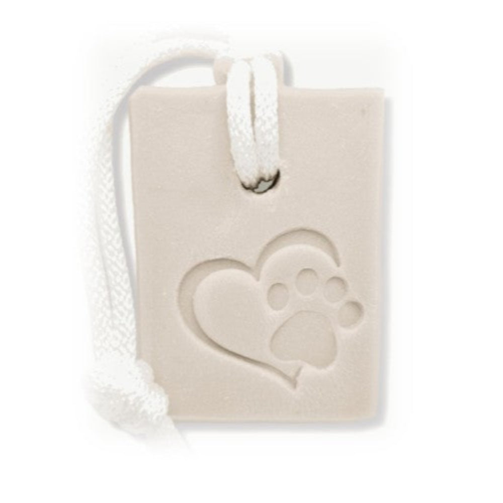 Paw in Heart soap stamp handmade soap bar Lil Swatara