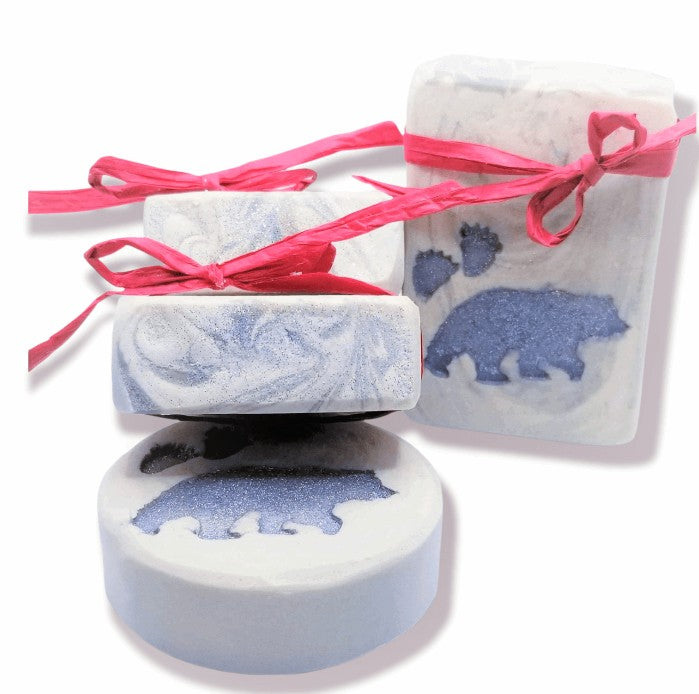 bear animal wildlife paw print soap stamp lil swatara