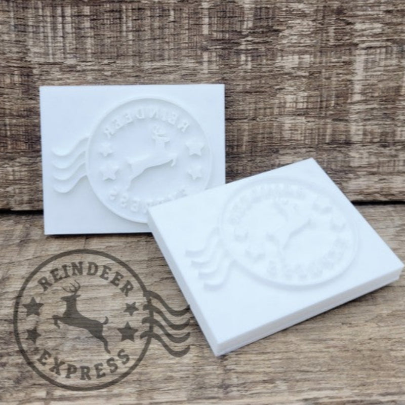 Reindeer express soap stamp for christmas holiday animal lil swatara