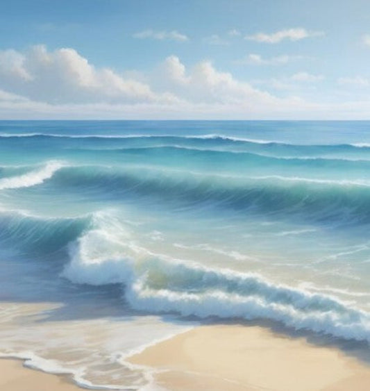 Handmade goat milk soap with a fresh, mineral-rich scent. Clean ocean air, earthy sage, and soft amber create a grounding lather that leaves skin silky and balanced.