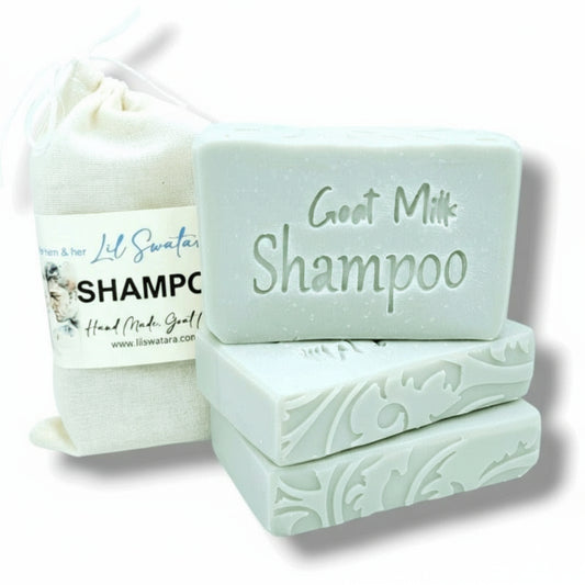 Shampoo Bar 6oz Goat Milk Tallow Men & Women - Lil Swatara SOAP LLC