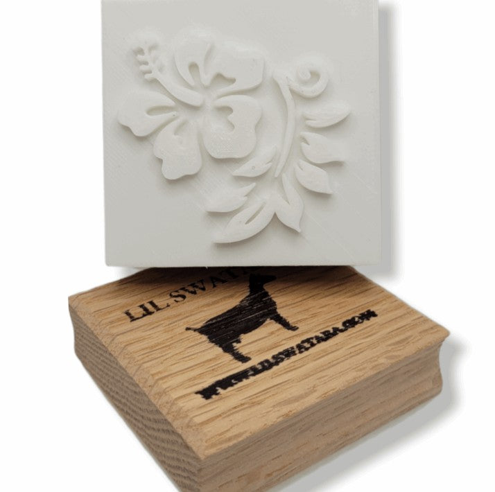 tropical-hibiscus-flower-soap-stamp-handmade-lil-swatara