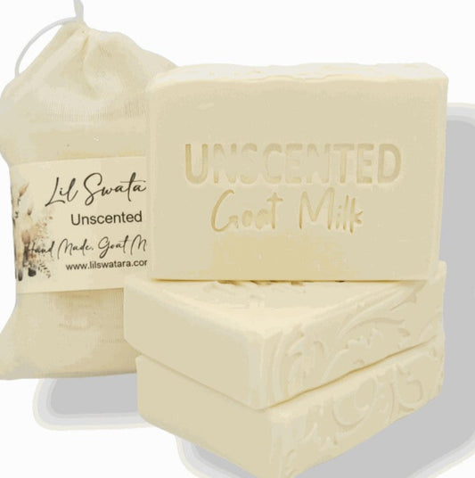 Unscented goat milk soap stamp handmade soap bar Lil Swatara