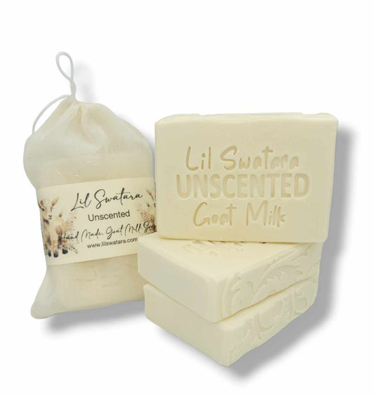 Unscented Goat Milk Soap Bar XL 6oz Natural Creamy Indulgence