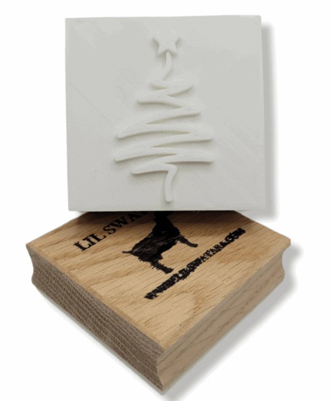 Christmas tree soap stamp holiday Lil swatara