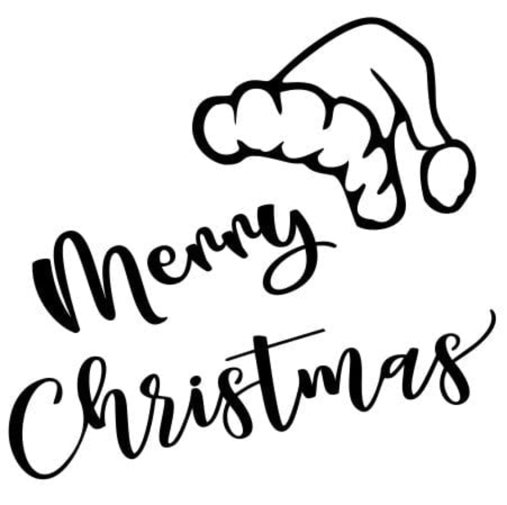 Merry christmas santa hat soap stamp handmade soap bar Lil Swatara Christmas design
