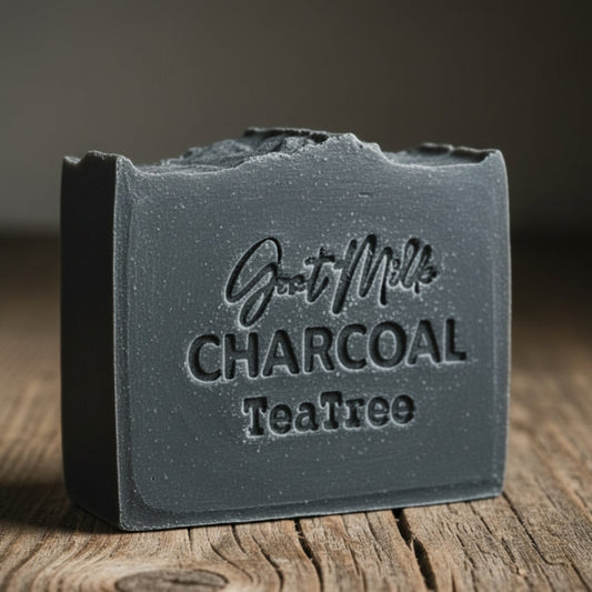 Charcoal Tea Tree goat milk tallow soap
