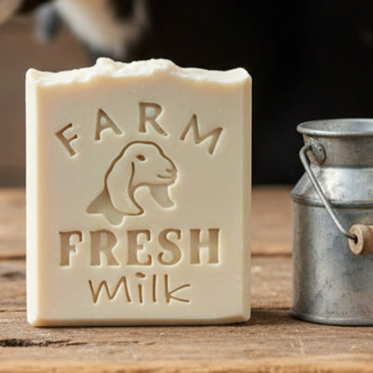 Farm Fresh goat milk tallow soap for sensitive skin to make you silky and nourished