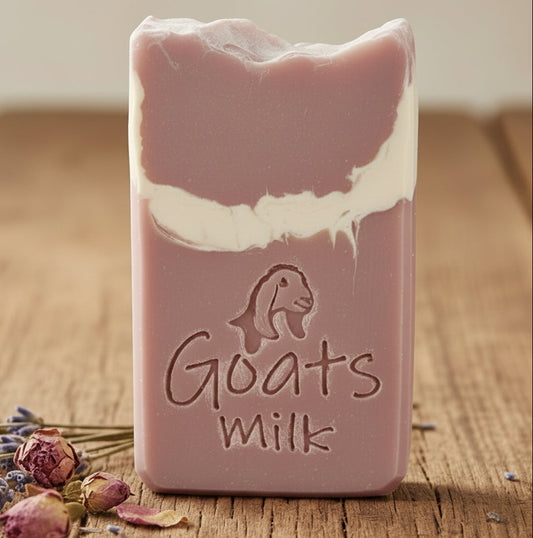 LARGE SOAP STAMP – Nubian Goat Head and Goat Milk Farm Design creates LARGE, crisp impressions featuring a proud Nubian goat head paired with Goat Milk lettering, perfect for farm fresh artisan soaps, homestead branding, goat milk batches, and rustic country inspired collections.