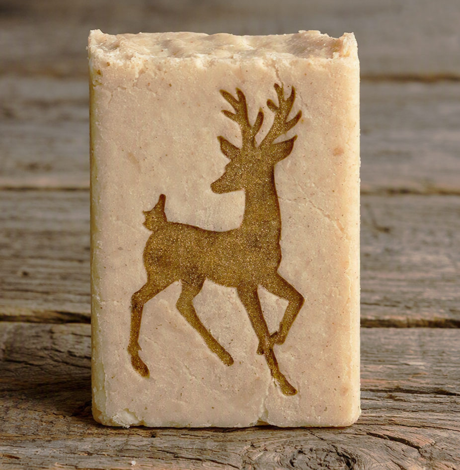 SOAP STAMP – Buck Antlers Deer Wildlife Hunting Rustic Outdoor Design Creates crisp impressions featuring bold buck antlers, perfect for wildlife themed soaps, hunting inspired artisan batches, rustic outdoor collections, and nature lover gifting.