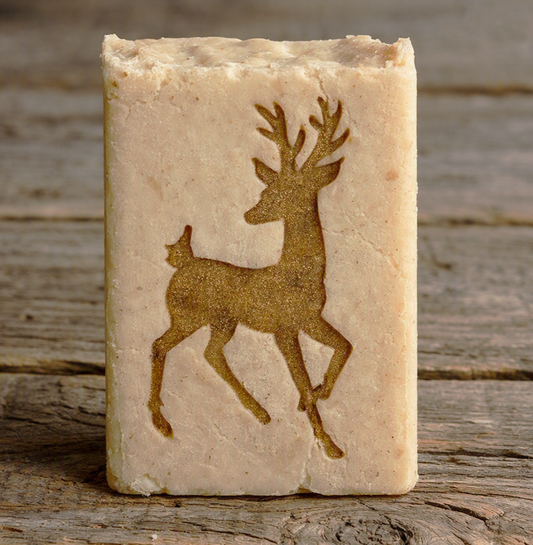 SOAP STAMP – Buck Antlers Deer Wildlife Hunting Rustic Outdoor Design Creates crisp impressions featuring bold buck antlers, perfect for wildlife themed soaps, hunting inspired artisan batches, rustic outdoor collections, and nature lover gifting.