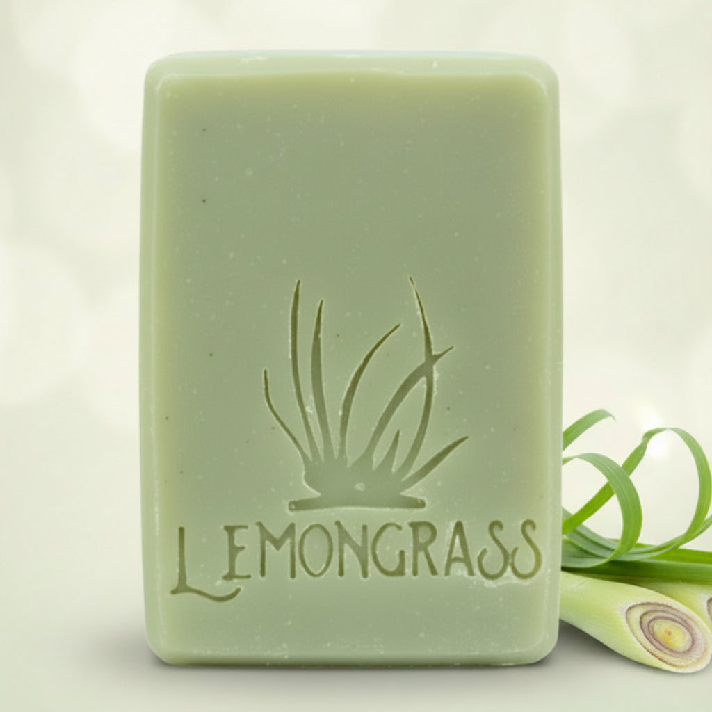 soap stamp Creates LARGE, crisp Lemongrass Plant & Word impressions with clean herbal detail. Perfect for essential‑oil soaps, botanical blends, rustic gift sets, and artisan market collections.