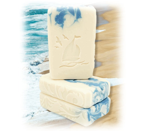 Sailboat seagulls soap stamp nautical beach lil Swatara