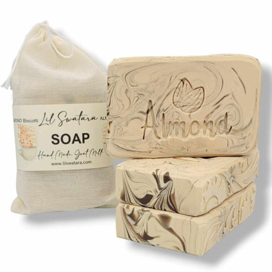 Almond nut food kitchen soap stamp handmade soap bar Lil Swatara