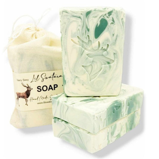 Animal Deer Stag Head Buck soap stamp handmade soap bar Lil Swatara
