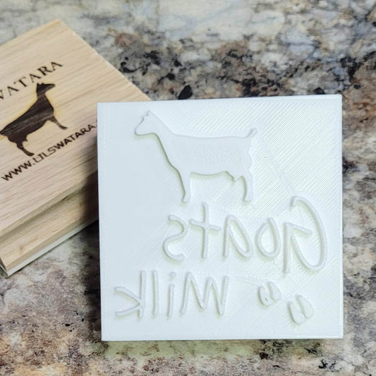 Animal Full Goat Milk soap stamp handmade soap bar Lil Swatara
