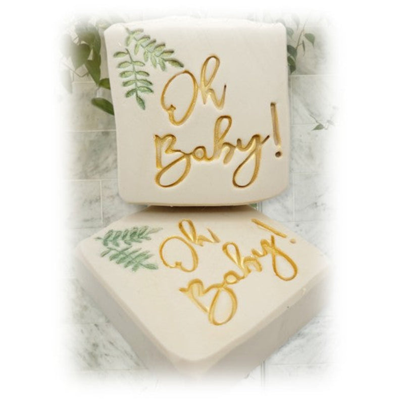 Baby soap stamp oh baby shower newborn handmade soap bar Lil Swatara