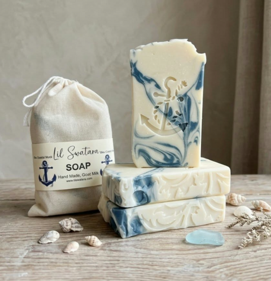 bleu-coastal-musk-tallow-goat-milk-soap-flatlay-lil-swatara-soap