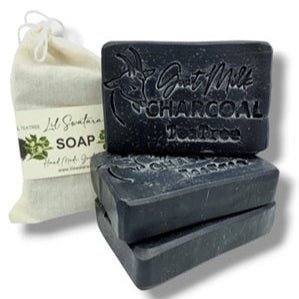 Charcoal Essential Oils 6oz Goat Milk Tallow Soap Bar - Lil Swatara SOAP LLC